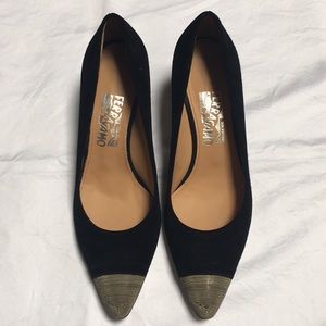 Salvatore Ferragamo kitten heels